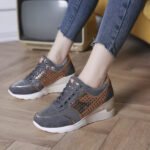 2025 New Style Foreign Trade Sports Shoes, Fashionable Heel-Increasing Plus Size Women’s Shoes - Image 3