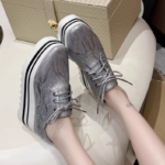 Niche fashion platform Thick Heel Shoes for women 2025 - Image 5