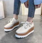 New Women’s Fashionable and Versatile Platform Shoes with Thick Sole LA3910