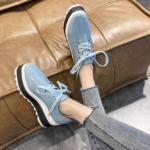 New Women’s Fashionable and Versatile Platform Shoes with Thick Sole LA3910 - Image 2