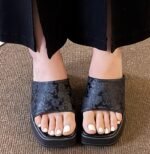 Waterproof thick heel new woman shoe 2024 LA1607 - Image 4