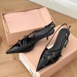 Beautiful celebrity temperament stiletto small square head high heels LA511 - Image 3