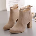 Martin boots high heel short boots LA5554